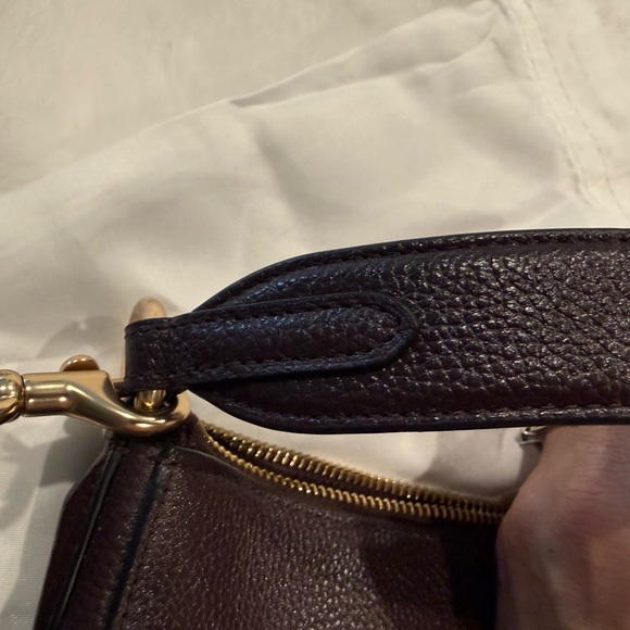 Coach Dark Brown Leather Shoulder Bag - Picture 7 of 16